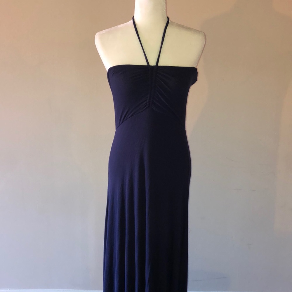 BCBG Navy Blue Maxi Dress